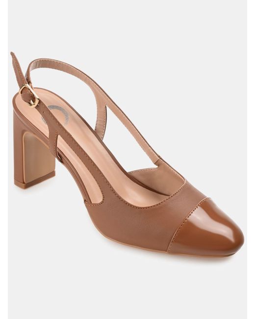 Journee Collection Reignn Pump in White Lyst