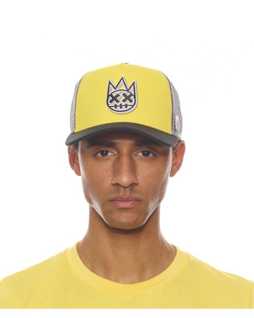 Cult Of Individuality Clean Logo Mesh Back Trucker Curved Visor With