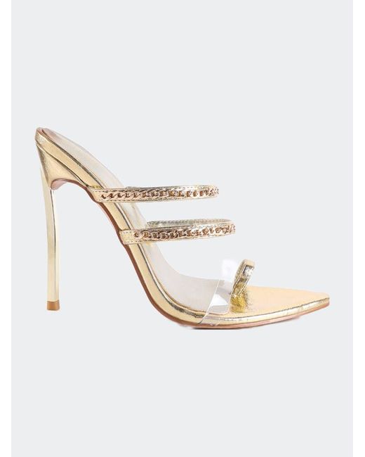 Gia Borghini X Rhw 1 Toe-ring Suede Sandals in Natural | Lyst