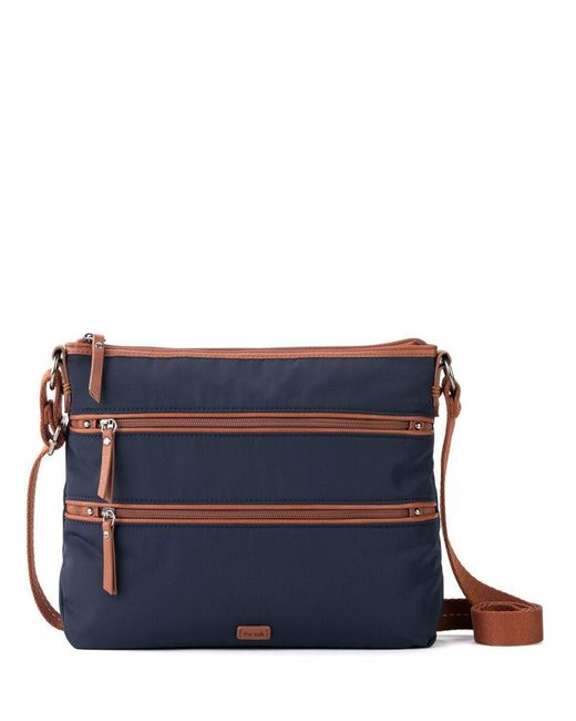 The Sak Esperato Nylon Crossbody Bag in Metallic Lyst