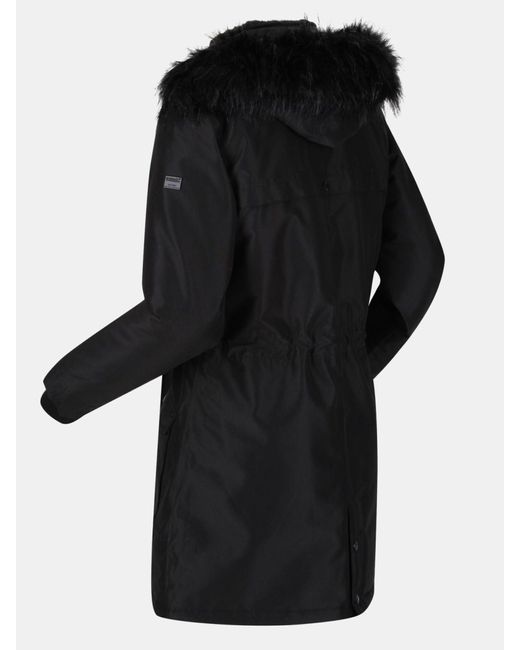 Regatta Samiyah Insulated Parka in Black Lyst
