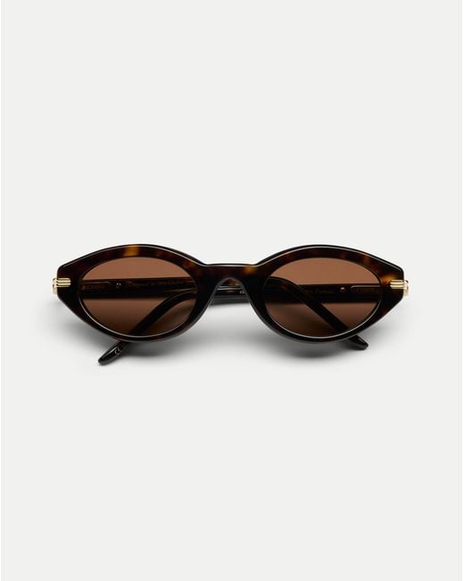 Veronica Beard Multicolor Lou Oval Sunglasses