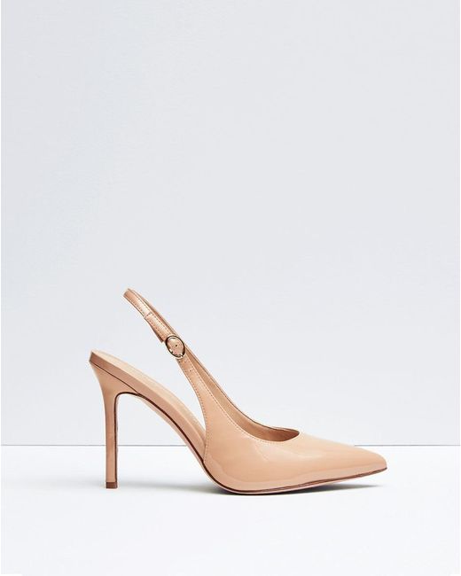 Veronica Beard Leather Lisa Sling-back Pump in Sand (Natural) | Lyst Canada