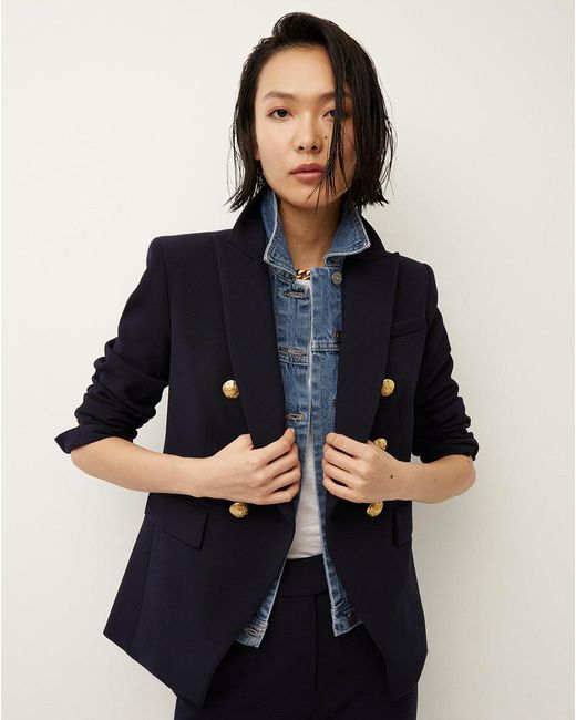 Veronica Beard Miller Dickey Jacket in Blue Lyst