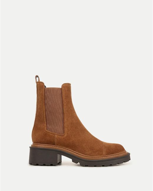 Veronica Beard Brown Delilah Suede Bootie