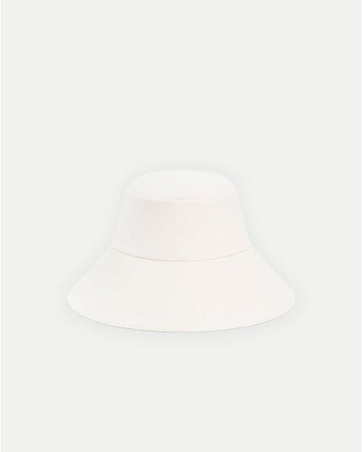 Veronica Beard Natural Walker Cotton Bucket Hat