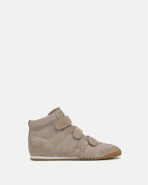 Veronica Beard White Nima High-top Velcro Sneaker
