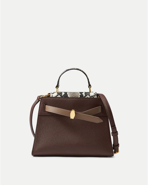 Veronica Beard Brown Dash Top-handle Bag