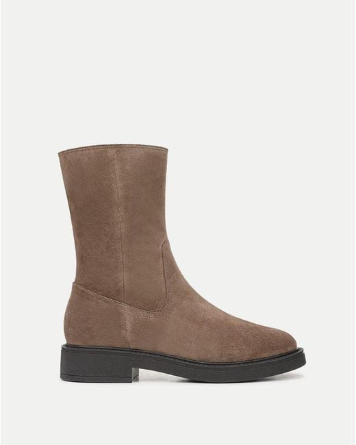 Veronica Beard Women's Brown Creswell Shearling Bootie