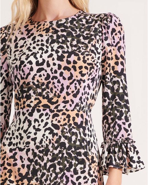 veronica beard leopard dress