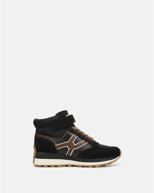 Veronica Beard White Valentina Hiker Sneaker