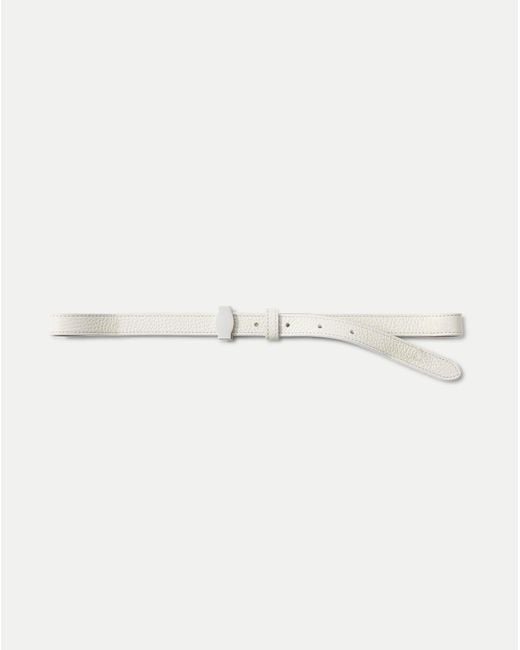 Veronica Beard Natural Dash Leather Belt