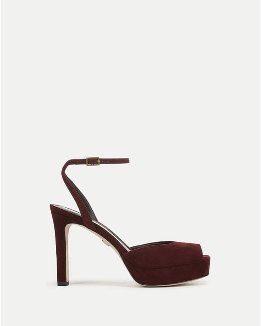 Veronica Beard White Brianne Platform Sandal