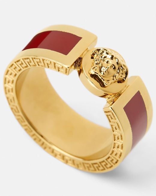 Icon Anillo Versace de color Metallic