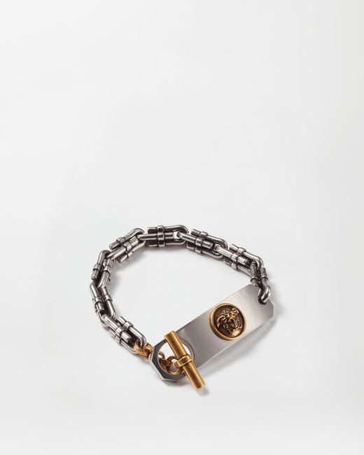 Versace Metallic Sigillo Bracelet for men