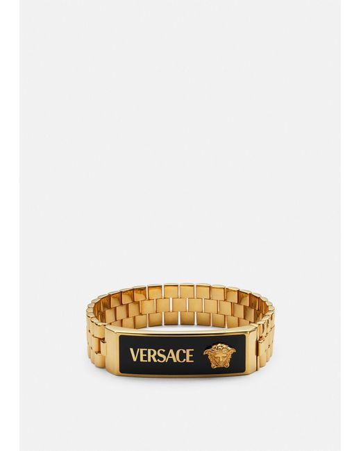 medusa enamel logo bracelet