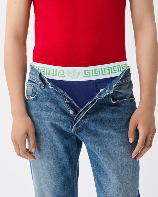 Slip di Versace in Blue da Uomo
