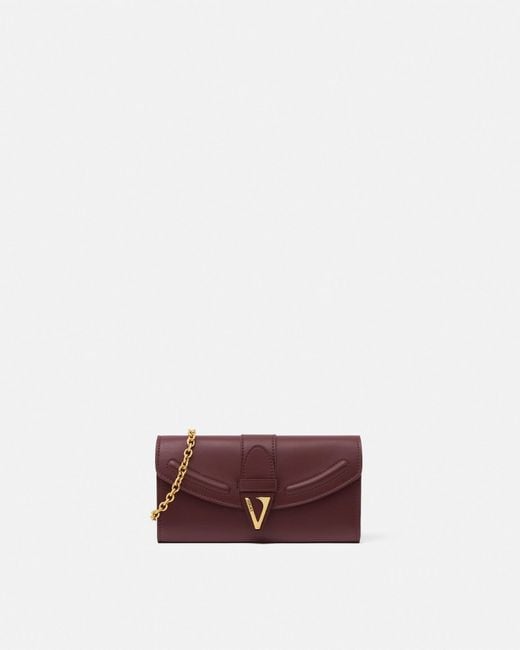 Versace Purple V Wallet On Chain