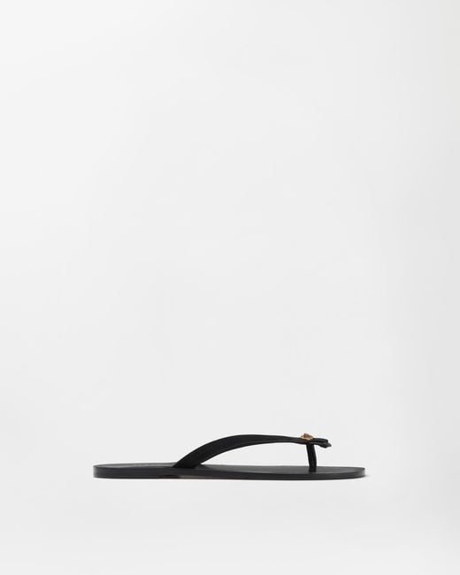 Versace White Gabriel Leather Sandals for men
