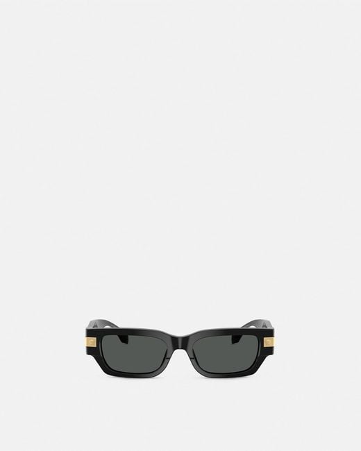 Versace White Lunettes De Soleil Classic Top for men