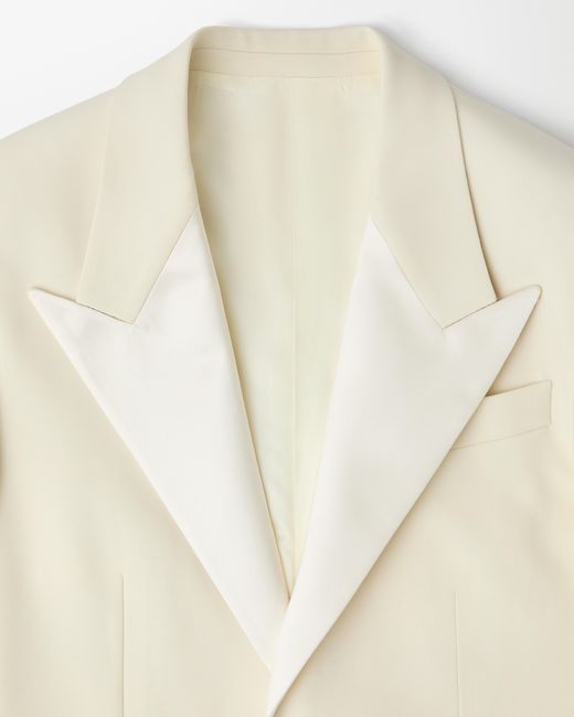 Versace Natural Stretch Wool Blazer for men