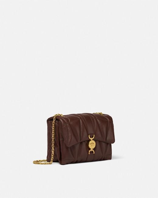 Bolso De Hombro Acolchado Kleio Versace de color Brown