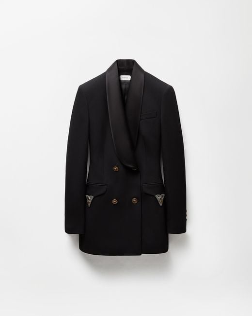 Versace Black Wool Blazer