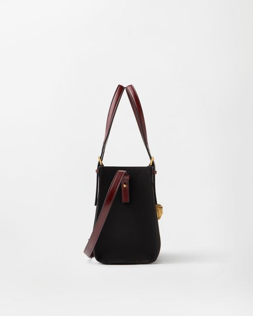 Versace White Rivière Mini Canvas Tote