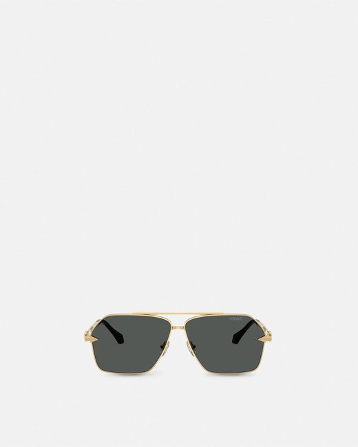 Versace Metallic Sunglasses for men
