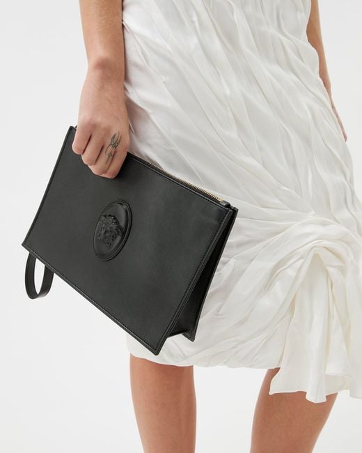 Lou Pouch di Versace in Black da Uomo