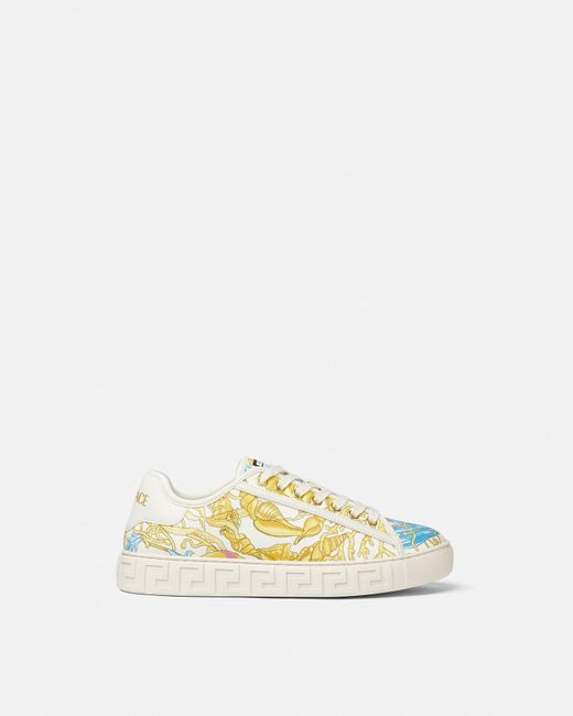 Versace Natural Underwater Barocco Greca Sneakers