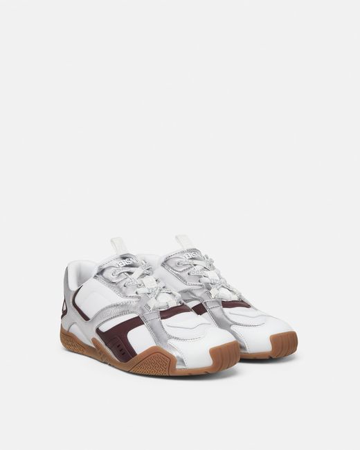 Versace White Galaxia Sneakers