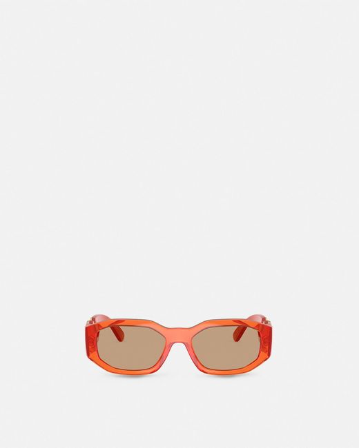 Versace Pink Medusa Biggie Sunglasses for men