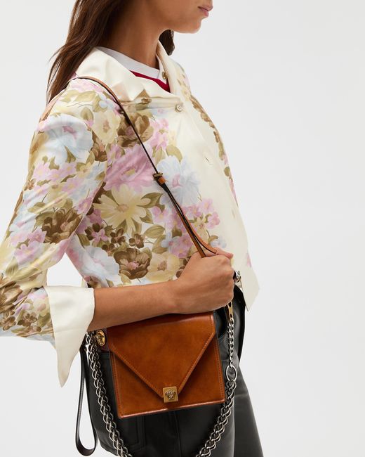 Severine Mini Borsa di Versace in Brown