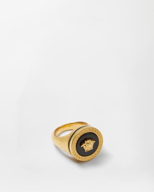Versace Medusa Ring in White für Herren