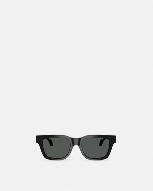 Versace White Signature Squared Sunglasses for men