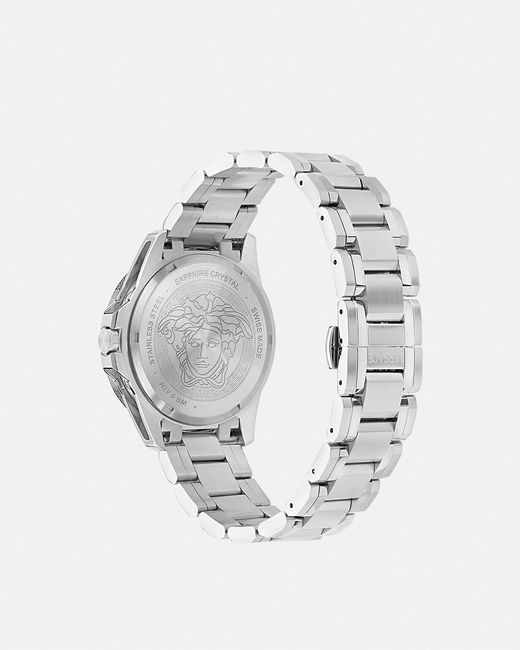 Versace Blue V-Galaxy Moonphase Watch for men