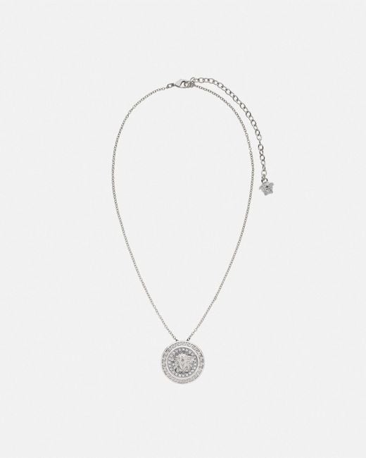 Collana Con Cristalli La Medusa di Versace in White