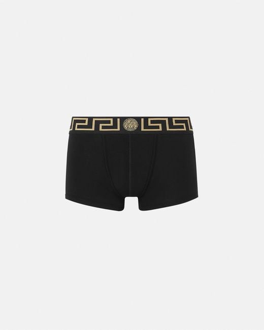 Versace Black Cotton-Jersey Trunks for men