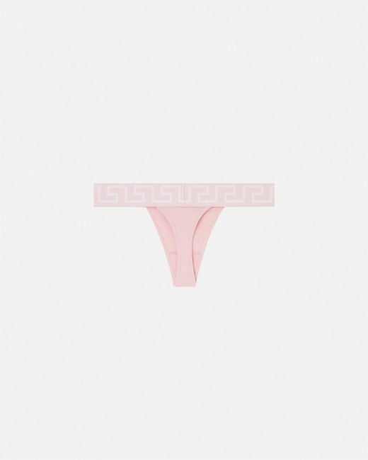 String En Jersey De Coton Versace en coloris Pink