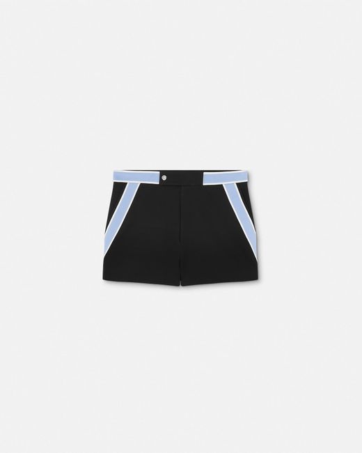 Versace Black Jersey Shorts for men