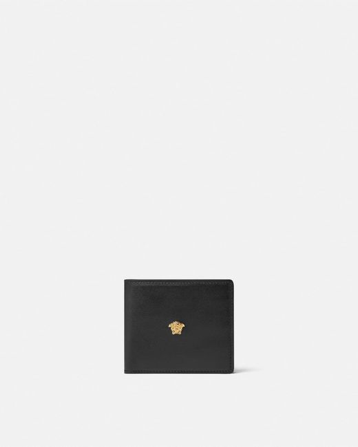 Versace White La Medusa Leather Wallet for men