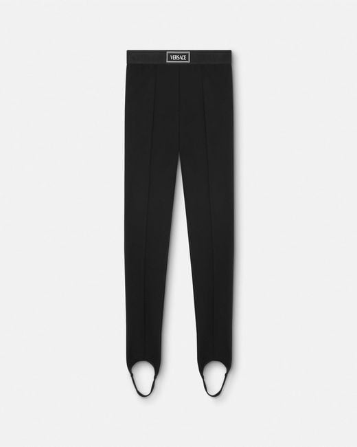 Versace Black Leggings