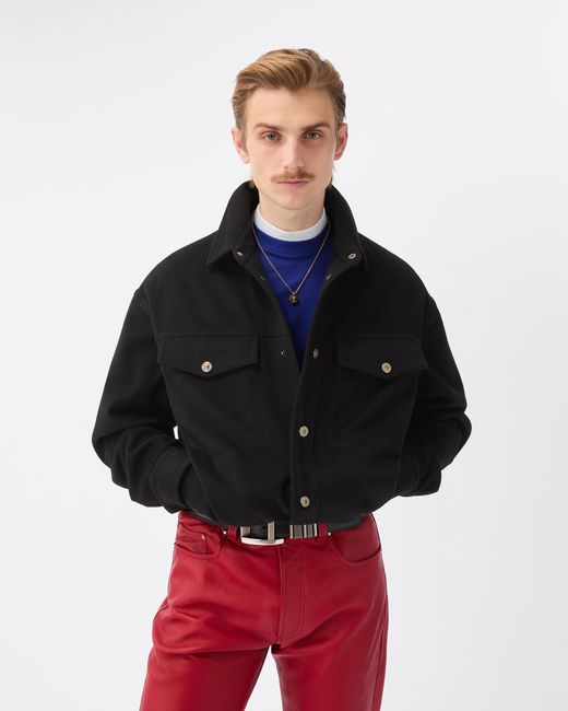 Versace Black Cashmere Blouson for men