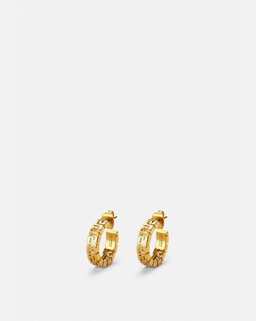 Greca Pendientes Versace de color Metallic