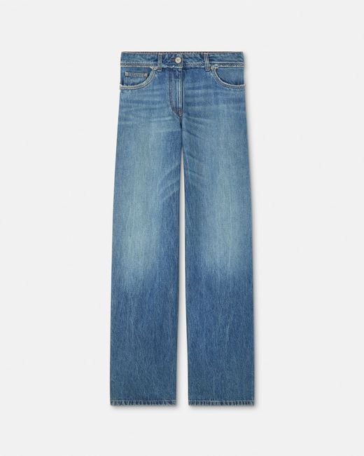 Versace Blue Boyfriend Jeans