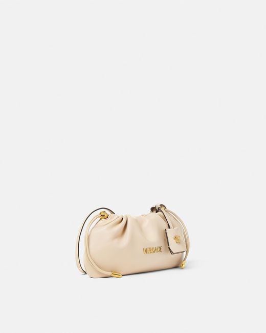 Tag Mini Borsa di Versace in Natural