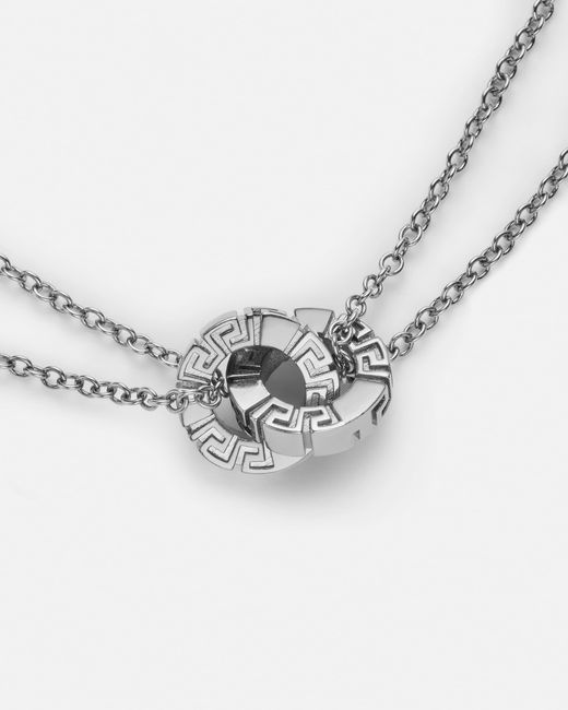 Greca Collar Versace de color White