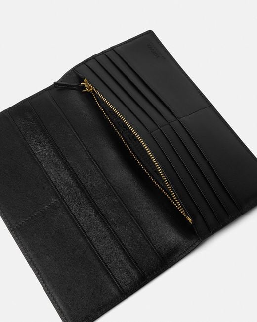 Versace White V Leather Wallet for men