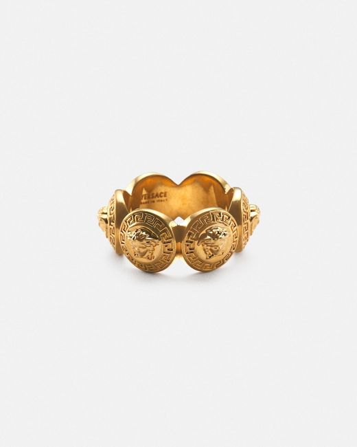 Versace Metallic Tribute Medusa Ring
